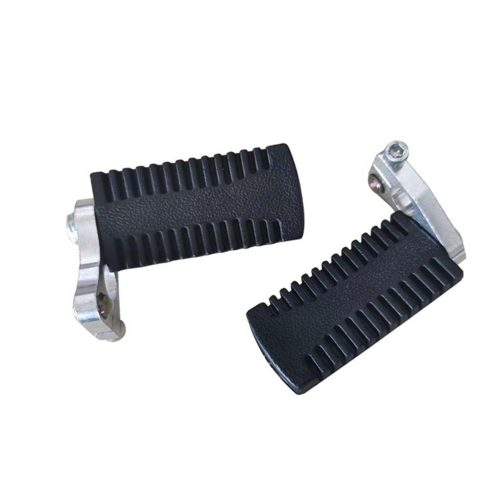 1 Pair Non-slip Motorcycle Pedals Black Motorcycle Modification Parts Motorcycle Foot Rests Kart