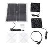 12W 12V Solar Panel Powered Fan Efficient Energy Conversion Solar Panel Dual Fan Kit