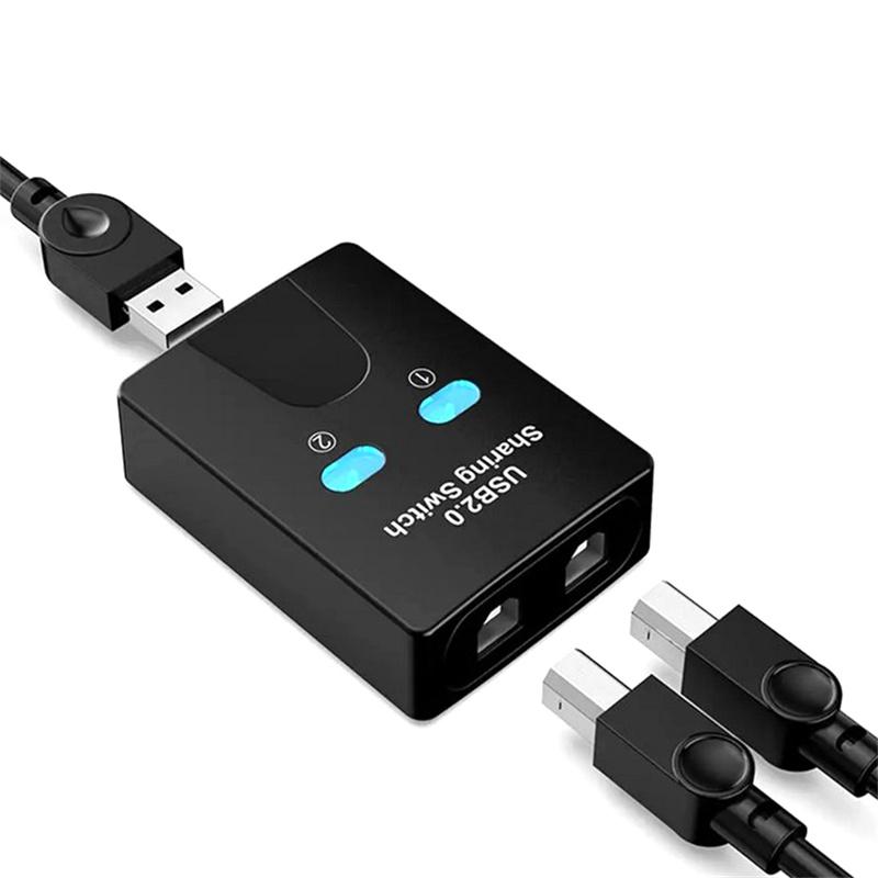Usb2.0 2-портовый концентратор Usb-коммутатор Распределитель принтеров Два компьютера Разветвитель U Вход Распределение принтера Диск Устройство Распределение 2 Usb Usb 1Out 1 H9S3