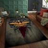 1PC Mysterious Roman Logo Print Carpet Living Room Bedroom Office Bedside Bathroom Floor Mats Home Decor Rug Gift Quick Arrival