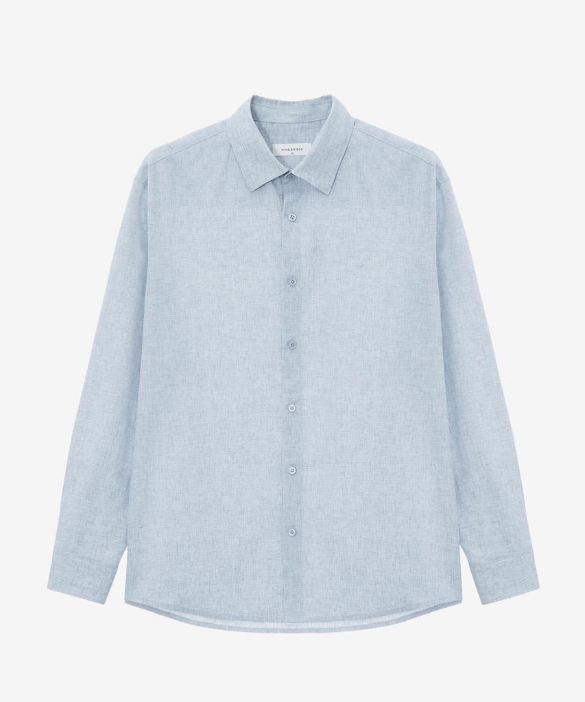 MINDBRIDGE [On] Linen Blend Semi-Oversized Shirt - 6 Colors