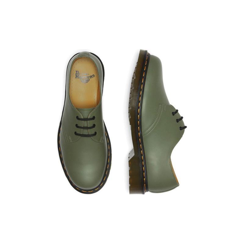 Dr. Martens 1461 Smooth Leather Oxford 'Khaki Green' Men's 27757384