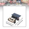 Wooden Solar Power Remote Control Car Model Kit, Educational 3D Building Puzzles, Science Experiment