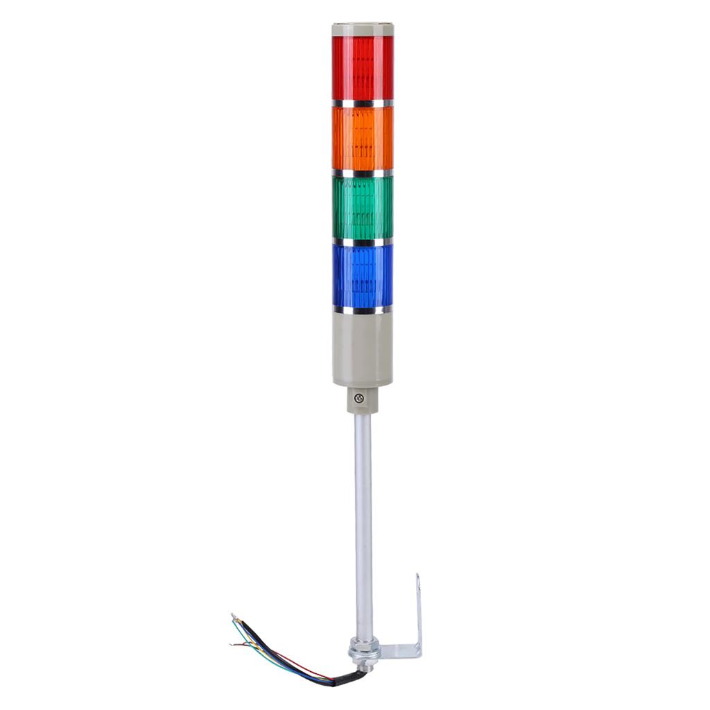 Stack Lamp Red Green Yellow Blue Flash Warning Industrial Signal Light Indicator 110V
