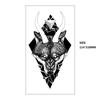 Xqb Black Skull Animal Eagle Snake Water Transfer Tattoo Simulation Disposable Tattoo Sticker