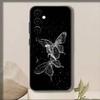 White Butterfly   Phone Case For Samsung Galaxy A73,A72,A71,A70,A53,A52,A51,Others Soft Black Cover