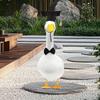 Graduation Porch Goose Outfit Cap and Bow Tie Fits 23 Inch Statue Creative Clothing
