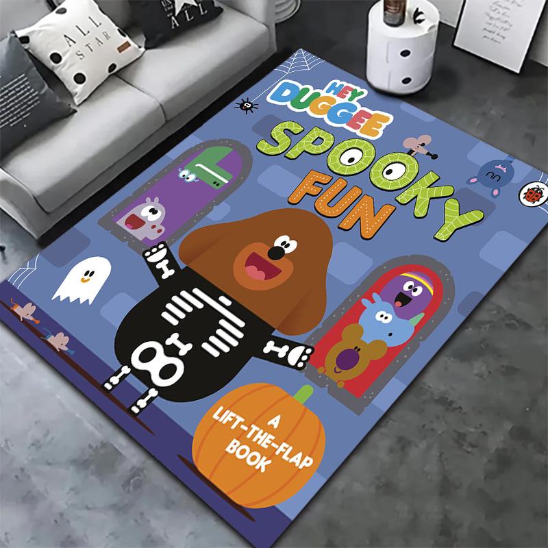 Hey Duggee Carpet Rug for Living Room Bedroom Home Sofa Decoration,Kids play Non-slip Floor Mat