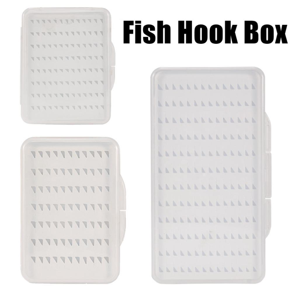 Plastics Fishing Tackle Box Light and Thin Fish Hook Box New Fly Fishing Box Fishing