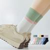 Женские весенне-осенние носки-трубы спортивные хлопковые бесшовные, впитывающие пот, дышащие, разных цветов