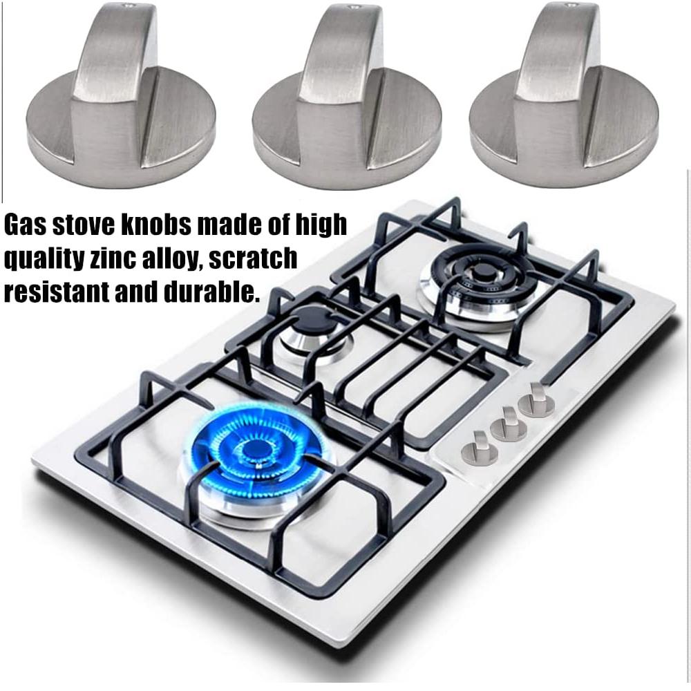 6 шт. Адаптеры для ручки управления газовой плитой, поворотные переключатели духовки, замена ручки управления горелками