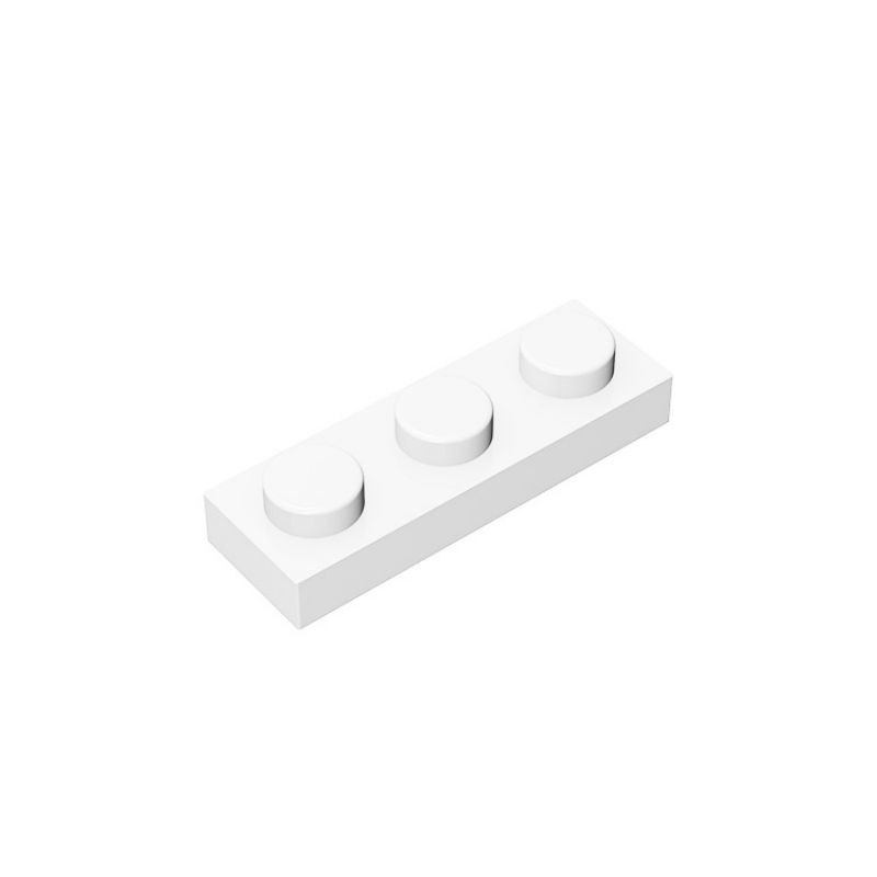 Нетоксичный Moc 10 шт. 3623 Пластина 1x3 Набор Строительных Блоков Высокотехнологичная Плата Световая Панель Кирпичики Частицы Идея Игрушки Детский День Рождения Подарки для Детей