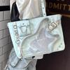Y2K Aesthetic Clear Harajuku Backpack, Cute Small Capacity Shoulder Bag for Daily Use, School, Work, Transparent Pain Bag