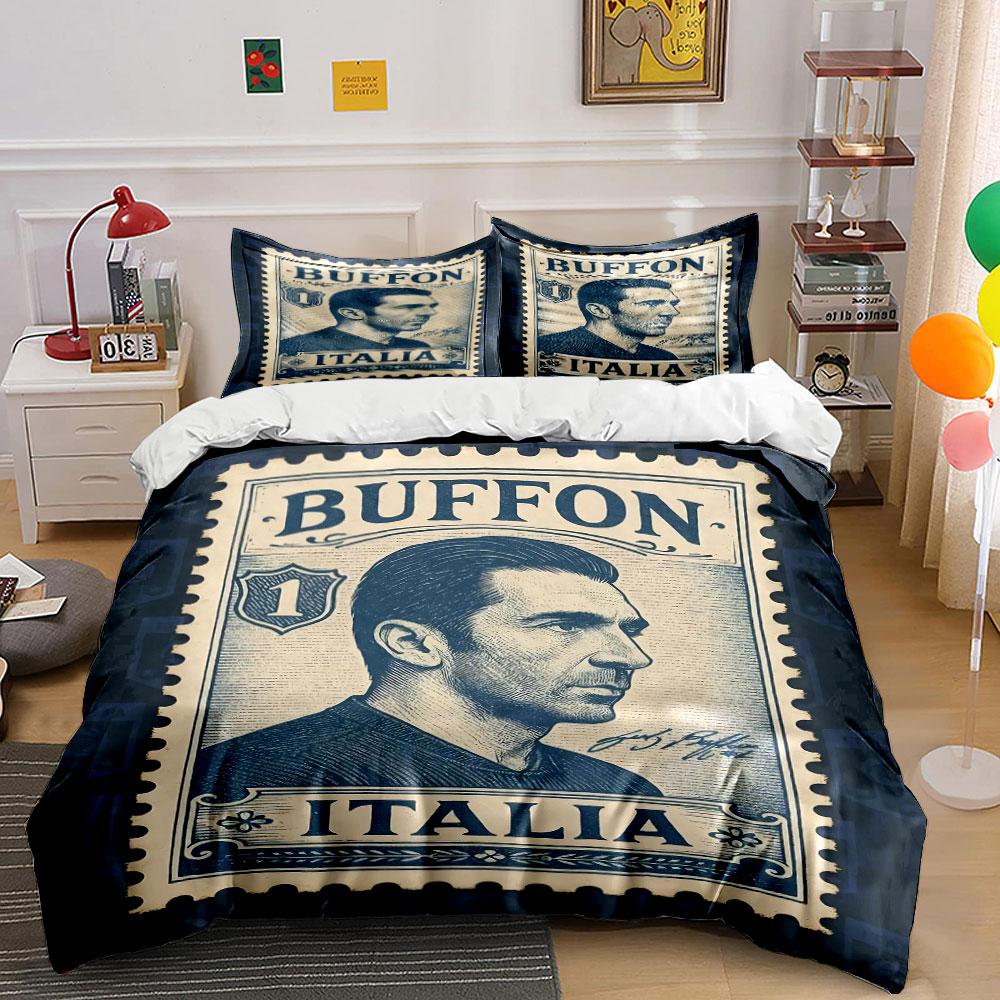 Portrait, shield, "Buffon," "Italia" Bedding sets Duvet cover sets Duvet covers Pillowcases(1 * Duvet Cover 2 * Pillowcases without duvet insert)