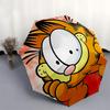 Garfield Outdoor Umbrella with Automatic Open/Closed Mechanism, Foldable Design, 8-Rib Iron Frame - Perfect Gift for Fans and Travelers01042