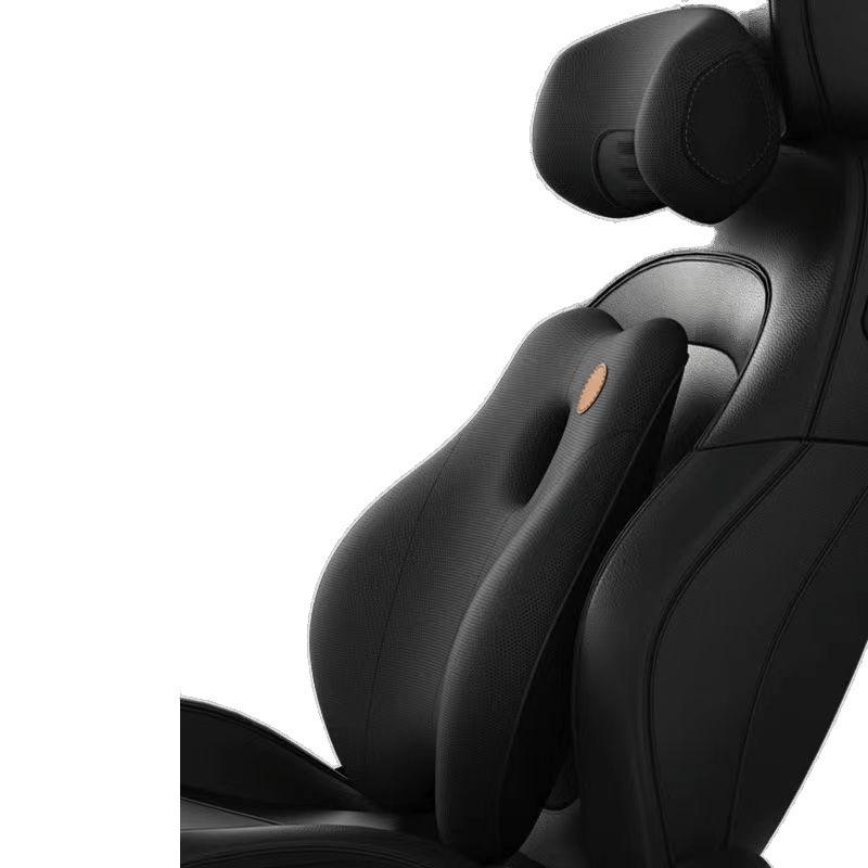 Электрический массажный валик из пены с эффектом памяти для поясничной поддержки в автомобиле и комплект подголовников