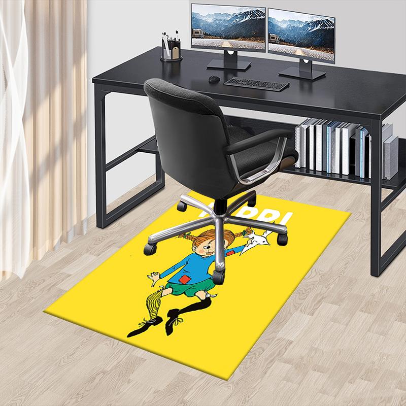 1PC PIPPI LIVING UPON THE RoOF Extra Large Non Slip Floor carpet, Office, family, bedroom, Studio Large Area Rug Indoor Rugs