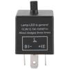 12V 3 Pin Car LED Adjustable LED Flasher Relay Turn Signal Indicator Motorbike Fix Motorcycle Flasher Moto Accessories 0.1W-150W