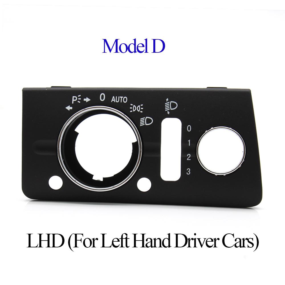 LHD передняя панель автомобиля, переключатель фар, крышка, накладка, замена для Mercedes Benz W211 E Class E320 E350 E550