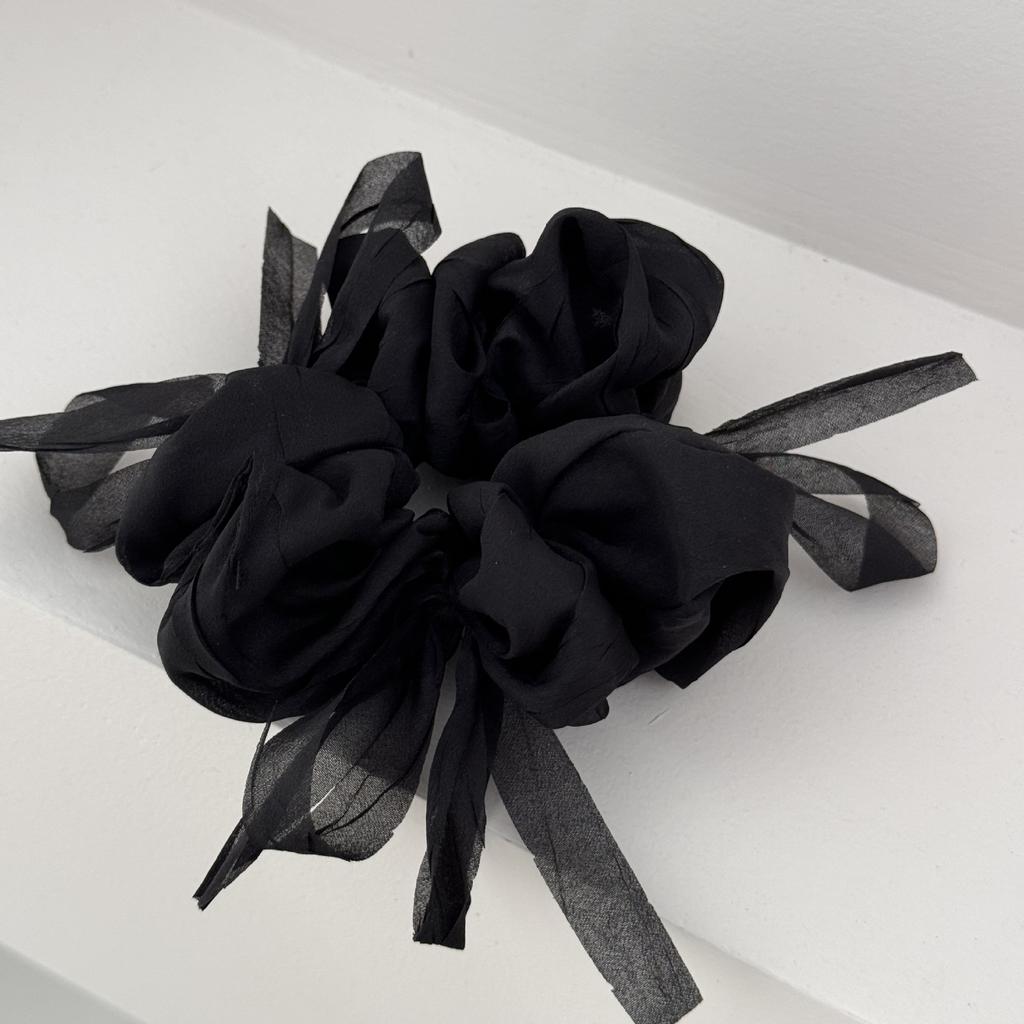 Нежный и Изящный, Легкая Марля Круг Толстой Кишки, Бант, Сетка Марлевая Повязка для Волос, Головной Убор и Аксессуар для Волос в Лесном Стиле