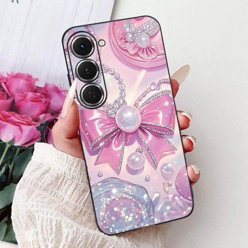 For Tecno Spark 40 Pro / 40 Pro+ Elegant Floral Butterfly Phone Case For Tecno Spark 40Pro Plus KM6 KM7 Soft Silicone TPU Cases