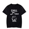 Крутая футболка Makaya Swag с ленивцем Chill Bro Унисекс Футболка Женская Модная Футболка Милые Топы
