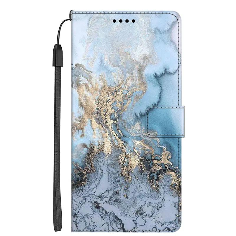 Кожаный чехол-кошелек с рисунком цветка и волка/собаки для Honor X5C Plus, X5C, Magic8 Pro 5G