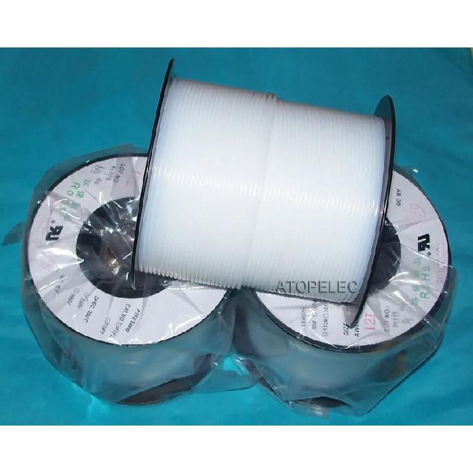 5M ID 2.2/2.4/2.7/3/3.4/3.8mm PTFE F4 Tubing Rigid Pipe 260℃ Heat Resistant Wrap Wire Cable Sheath Sleeving
