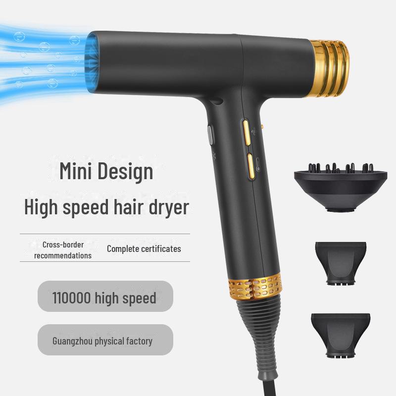 Высокоскоростной фен с бесщеточным двигателем и ионной технологией для использования дома или в общежитии