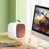 Portable Space Heater Mini Desktop Warm Air Fan Fast Heating Lightweight Electric Heater Personal Warmer for Winter