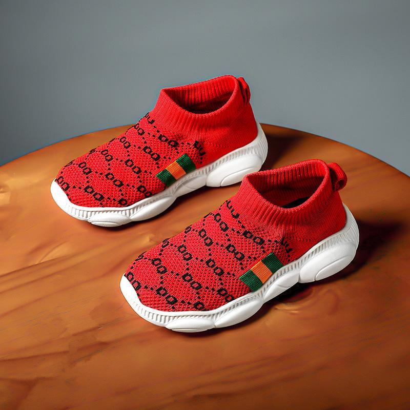 Новые спортивные туфли летающие плетеные детские туфли средние туфли для детей постарше кроссовки кроссовки на платформе повседневная обувь детская повседневная обувь