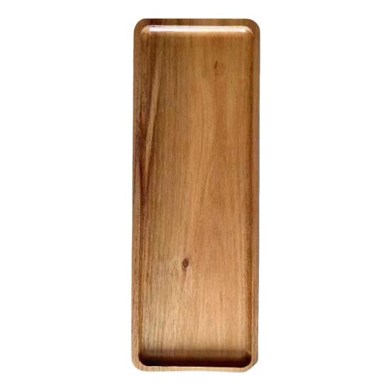Japanese Style Wood Serving Tray Cheese Board Charcuterie Board Coffee Trays Rectangular Round Platter for Desserts Cheese Snacks Fruits