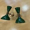 Green Brass Diablo Sputnik Stilnovo Double Sconce Mid-Century Modern Lighting Vanity Light Fixture for Any Room
