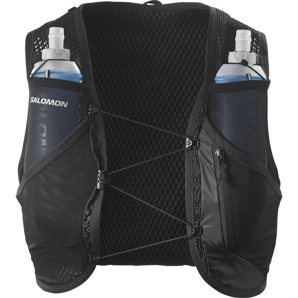 SALOMON ACTIVE SKIN 8 SET Рюкзак-жилет для гидратации Размер (Черный/Металл, M)