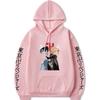 Tokyo Revengers Anime Print Loose Hooded Sweatshirt