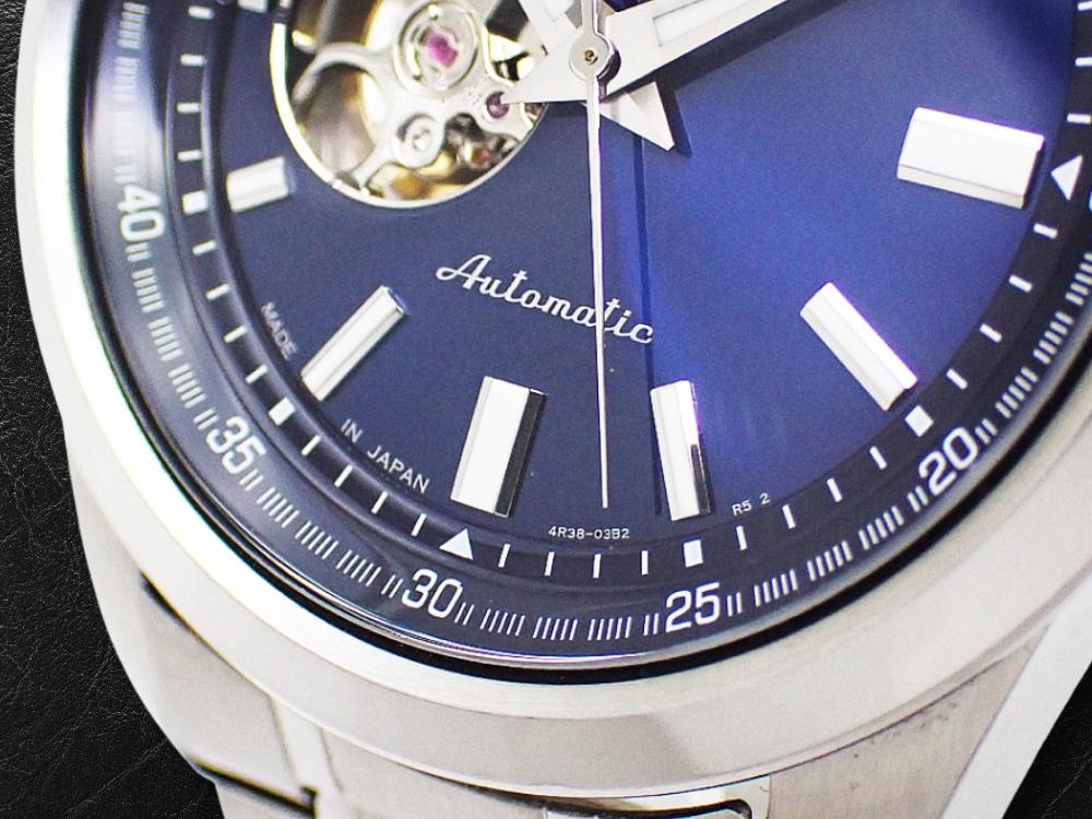 Seiko Selection SCVE051 Cal.4R38A SS Open-Heart Blue Dial Automatic with Box and Papers Used