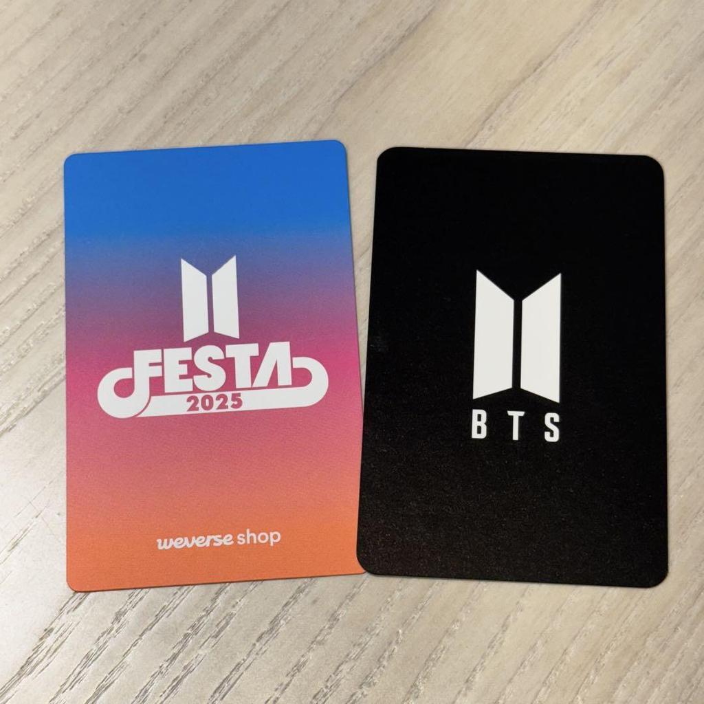 [USED] BTS FESTA 2025 Capsule Album Bonus Trading Card Jungkook