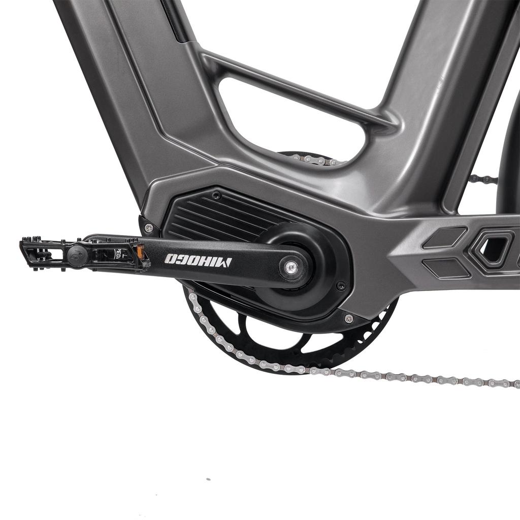 MIHOGO Air Carbon Fiber Frame Adult Electric Bicycle Urban E-Bike 26" Inflatable Tires E-bike 750W Motor 48V19.2AH Battery Electric Bike