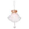 Plush Christmas Wings Angel Pendant Cute Soft Dress Angel Girl Pendant Exquisite Xmas Tree Hanging Decoration Children Gifts