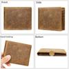 Men's Genuine Leather Retro Coin Purse & Anti-Theft Card Wallet