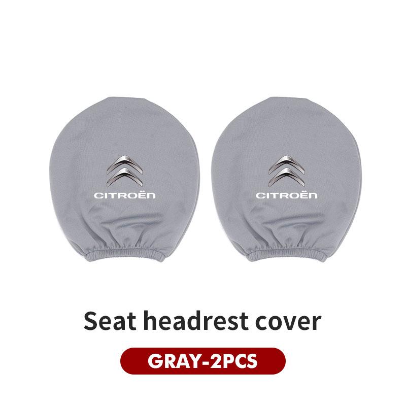 For Citroen Car Seat Headrest Protective Cover Car Interior Seat Cover Grand Berlingo Jumper Celysee Xsara Picasso Aircross ane123