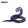 Светящееся 30 см 3D-печатное украшение в виде кобры, 3D-печатные животные, настольные аксессуары, декор комнаты, офисный стол, украшение на год змеи