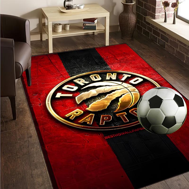 Raptors basketball Logo Rug Office Carpet Non-Slip Mat, Chair Rug Floor Covering for Gaming, Bedroom, Living Room , Home Decor Christmas Gift