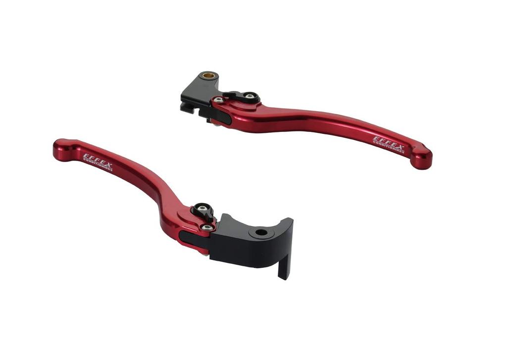 Тормозные ручки EFFEX Smooth Fit для CBR1000RR и CBR600RR Комплект левая и правая Ручка EAL023R (08-19) (07-17), красный, (Комплект тормозов/сцепления)