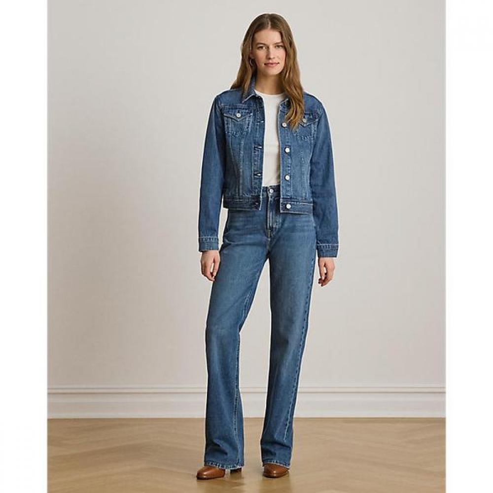 Lauren Ralph Lauren Denim Trucker Jacket Wmlrotws2820701400