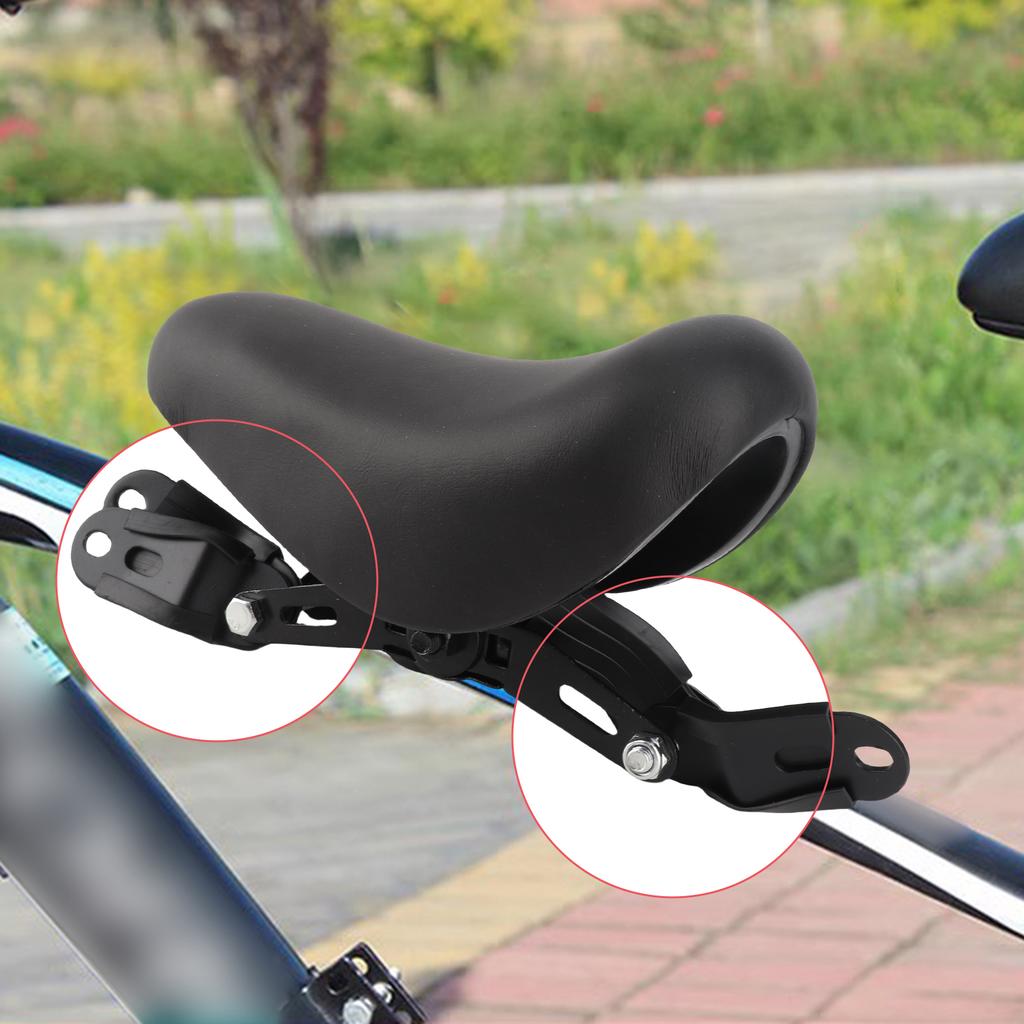 Front Mounted Bicycle Seats with Handlebars and Foot Pedals for Kids Children
