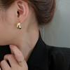 Серебряная Игла Модные Геометрические Серьги-Пуссеты Гонконгский Стиль Универсальные Серьги Холодного Стиля Простые Премиальные Серьги с Характером