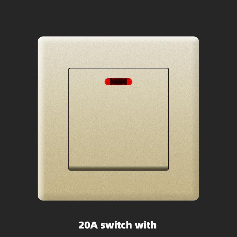 Розетка 13А, Великобритания, 18 Вт, быстрая зарядка Type-C, настенная розетка 220 В, панель переключателей на 1/2/3/4 клавиши, 1/2-ходовая, универсальная 5-контактная настенная электрическая розетка