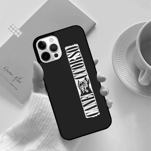 Чехол для телефона с цитатами о Кане-корсо Мастиф Для For iPhone 17 Air 16 15 11 12 13 14 Pro Max Plus coque