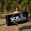 Популярный Foundation Scp F-Foundation Игра Микрофибровое Одеяло Быстросохнущие Пляжные Полотенца Большого Размера Печать Супер Впитывающее Полотенце